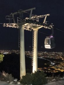 Teleférico at night Benalmadina