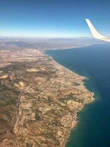 Aerial view of Benalmádena Málaga