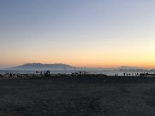 Pedregalejo playa at dusk Málaga