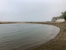 See fog over Málaga Bay Málaga