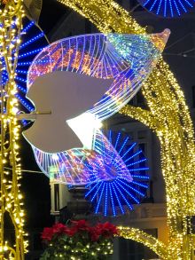 Christmas lights on Calle Larios Malaga